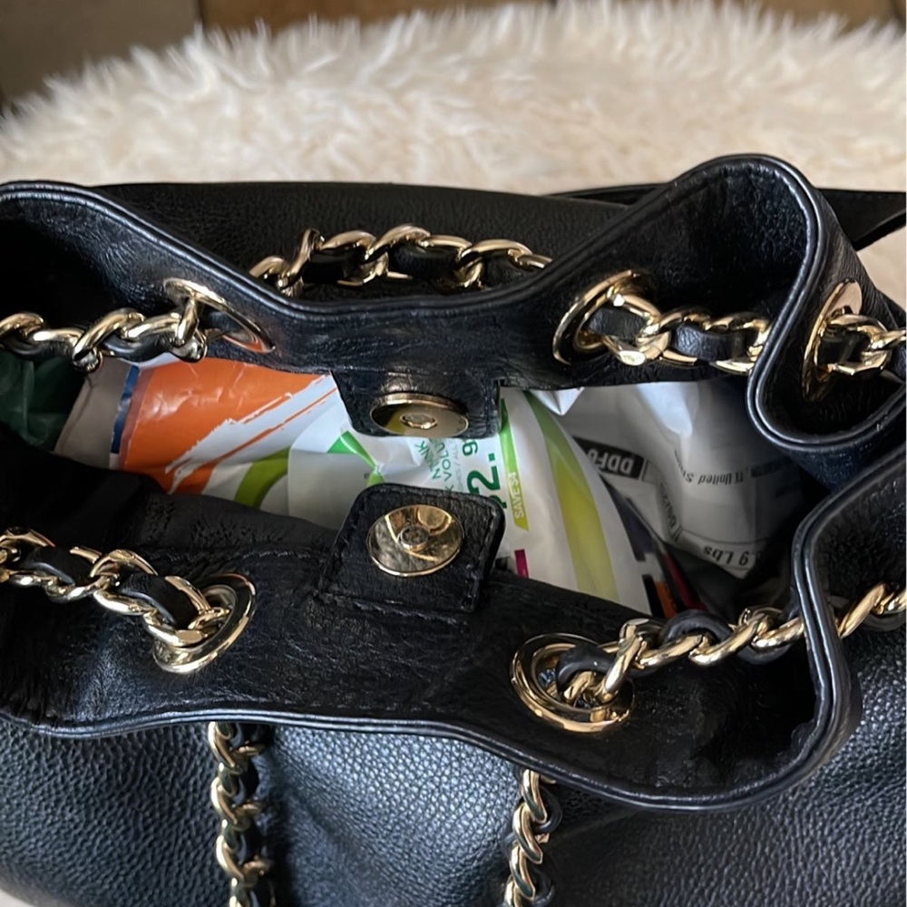 Authentic Michael Kors Pebble Drawstring Bag - image 8